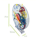 Assembled Clockwork Model Educational Puzzle Toy nical Gear Teaching Clock DIY Electronic Kit
