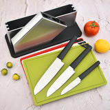 Knife Smart Knives for Kitchen Cutting Boards Set Chopping Board with Holder
