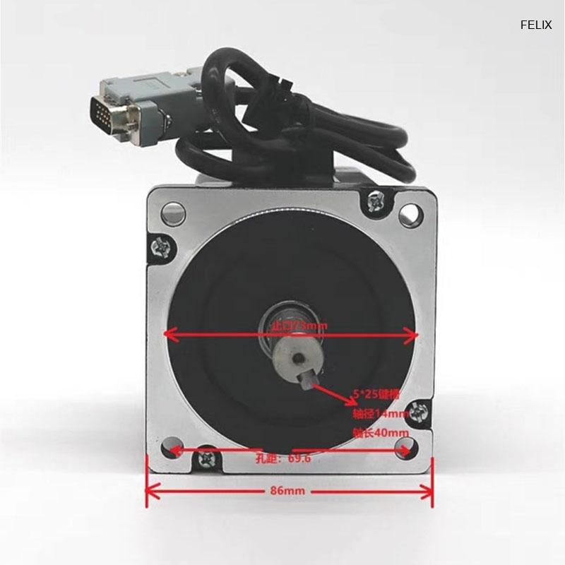 HBS860H High Precision Servo Motor Kit with Encoder, Closed Loop Stepp ...