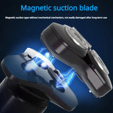 Resuxi -0272 Men's Electric Shaver Magnetic Suction Blade Multifunctional Rechargeable Portable Water Washing Beard Knife