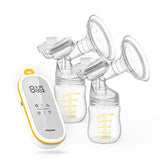 doopser Double Electric for Breastfeeding Hands Free Breast Pump 3 Modes 9 Suction Levels Low Noise Anti-Backw