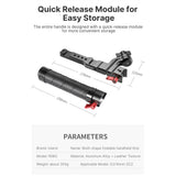 Sliding Handle Handgrip Stabilizer Extension Handle Aluminum with Cold Shoe 1/4 Screw for Ronin S2/ Ronin SC2 Gimbal Stabilizer