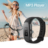0.96inch 16GB Watch Voice Activated Recorder Playback MP3 Music Player 72hrs Recording Files Device for Lectures