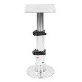 Table Pedestal Stand Leg RV Pedestal Table Stand Leg Precise 334mm To 720mm Strong Stability Bright Surface for Marine Boats