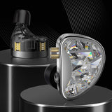 KZ AS Wired Earphone 12 BA Units Tunable Balanced Armature Headphones with Mic HIFI Bass Earbuds Cancelg Sport Headset