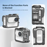 Sports Video Aluminum Alloy Camera Cage Dual Cold Shoe Mounts Metal Protective Frame Vlog for Insta360 GO 3S