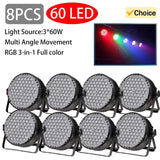 3W*60 RGB Stage Light party wedding disco lights dmx 512 sound control dj ballroom club stage lamp 3 in 1 par light