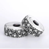 ESLNF Road Bike Handlebar Tapes Cherry Blossom Handles Wrap Shockproonti-slip Cycg Handle Belts with Bar Plugs