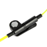 Green Fashion Noodle style earbud headphone K plug for KENWOOD Baofeng BF888s UV5R UV82 Wouxun TYT Pu etc walkie talkie