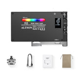 R8 RGB Video Light 3200mAh Portable Photography Fill Light 2500-8500k Dimmable  Light Panel