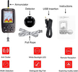 LUCKY Wireless Sonar Alert Underwater Echo Sounder Fishing Detector Portable Fish Finder