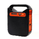 25W Bluetooth-compatible USB Charger Home System Solar Power Panel Generator Kit with FM Radio 3 LED Bulbs Emergency Lighting