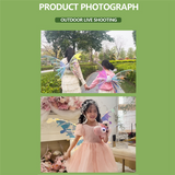 Princess Elf Fairy Wing Butterfly Wings Bellydance Carnival LED Costumes Christmas Shows Toy Gift for