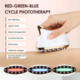 Multifunctional Home Use Handheld Galvanic Facial Electric Guasha Machine Ems &amp; LED Light Face Beauty Massage Machine