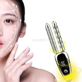 Thin artifact EMS micro electric current adjustable Angle face lift firming facial beauty equipment V neck massager