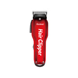 Kemei electric push clipper KM-707Z China red carbon steel adjustable double tooth cutter head silent noise reduction