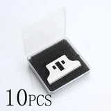 NEW 2/10/50pcs for 8081 detailer trimmer Ceramic T-WIDE TRIMMER MOVABLE BLADE 32 teeth with box