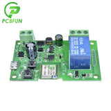 DC 5V 12V 24V Smart WiFi Module Switch Relay Timer Wireless Remote Inching Self-Locking for EWek App Control