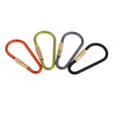 D Shape Carabiners Camping Gadget Hiking Saftety Buckle Mulitfunctional Clip