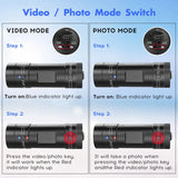 F9 Action Camera HD 1080P Bike Motorcycle Helmet Camcorder Outdoor Sport DV Video DVR Audio Recorder Dash Cam for Car Bicycle