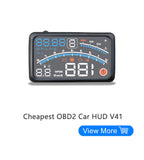 Multi Function Digital Gauge Meter Lufi XF Obd2 Digital Auto Meter Turbine Pressure OBD HUD Head Up Display