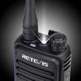 RETEVIS black RT85 analog walkie talkie [European version/UV dual band/5W] 200 channel FM radio