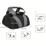1pc Canvas Wear-resistant Sandbag, Weightlifting Sand Bag For Fitness Training, Yoga, Workout