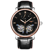 GUANQIN Brand Mechanical Luxury watch for men Tourbillon Waterproof Automatic Men's watches Sapphire mirror Power reserve Watch