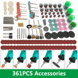 361PCS/lot Style Accessories Abrasive Tools Rotary Tool Accessory for Wood Metal Engraving Parts Dremel Bit Set