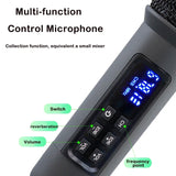 UHF Wireless Handheld Dynamic Karaoke Microphone Bluetooth Receiver Performing Professional Home High and Low Bass 2024 Newest