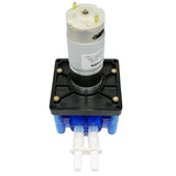 DC 24V Peristaltic Large wrate Liquid Dosing Pump 1200ml/min 3 Rollers with Food-grade Silicone Tube for Aquariu