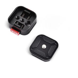 Quick Release Plate, Camera Mount Adapter 1/4" 3/8" Screw, Compatible with DSLR Camera, Tripod Ball Head