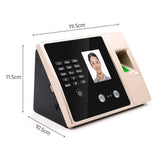 Intelligent Biometric Attendance hine with HD Display Screen Time Clock Support Face Fingerprint Password