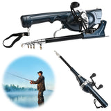 Portable Folding Telescc Travel Rods with Reel e Spinning Rod Carbon Fiber Outdoor Fishing Gifts for Men