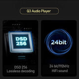 Hifi Audio Music DSD256 Decoding Audiophile Grade Hi-Res Lossless MP3 Player Bluetooth Touch Scree