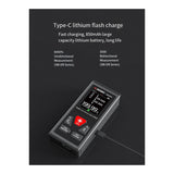 1 Set ABS SNDWAY SWDR60 Rechargeable Digital Rangefinder Laser Trena Range Finder Electronic Ruler