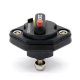 12-32V Circuit Breaker Trolling Motor Car Marine Boat Stereo Audio Inline Inverter Waterproof with Manual Reset Switch Fuse 10A