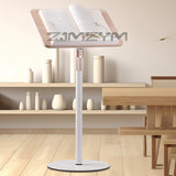 Book for Reading or Laptop Display Cookbook Holder Lifting Telescc Bookshelf Sheet Music Stand