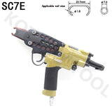 Pneumatic C-Type Nail Gun C-Ring Nailer Hog Ring Plier Air Tool SC760 SC7C SC7E