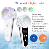 Portable Cryotherapy Hot Cold Hammer Face Skin Lifting Photon Acne Treatment Skin Beauty Massager Skin Rejuvenation Tightening