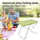 Aluminum Alloy Folding Portable Table - Lightweight with Carry Bag for Outdoor Camping, Beach, Picnic, BBQ