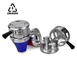 CRUSHER Metal Charcoal Holder Set Bowl Tinfoil-free Pot Carbon Chicha Bowls Removable Hookah Smoking Accessories