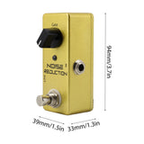 Noise Reduction Electric Guitar Effects Pedal True Bypass 6.35mm Input/Output Interface