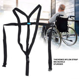 Simple Safety Medical Wheelchair Seat Belt Restraint Chest Cross Harness Chair Strap For Paralysis Elderly Patients Cares Adjust