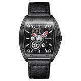 GUANQIN Mechanical Leather Strap Luxury Men's watches 50M Waterproof Sapphire Steel shell watch for men Automatic movement watch