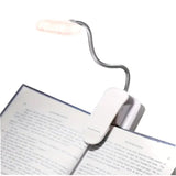 Book with clip, battery powered flexible reading light, portable night light for room decoration, 1 unit