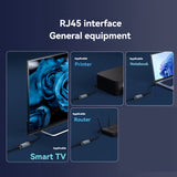 10Gbps RJ45 Connector To Female Gigabit Network Extender For Cat8 Cat7 Cat6 Cat5 Ethernet Cable Adapter