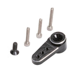 ES08MAII Steering with Mount and Servo Arm for Axial SCX24 1/24 RC Crawler Car Upgrades Parts Accessories,2