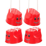 2 Pairs of Children Stilts Plaything Sensory Training Toys Outdoor Game Props