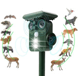 Ultrasonic Solar Deer Repeller - 5 Adjustable Modes - Get Rid Of Deer In 48 Hours_